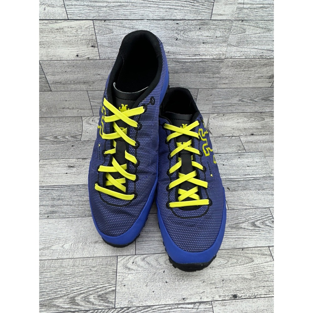 Icebug Spirit5-L OLX Trail Running Shoes Blue Yellow Studded‎ Women Sz 10.5